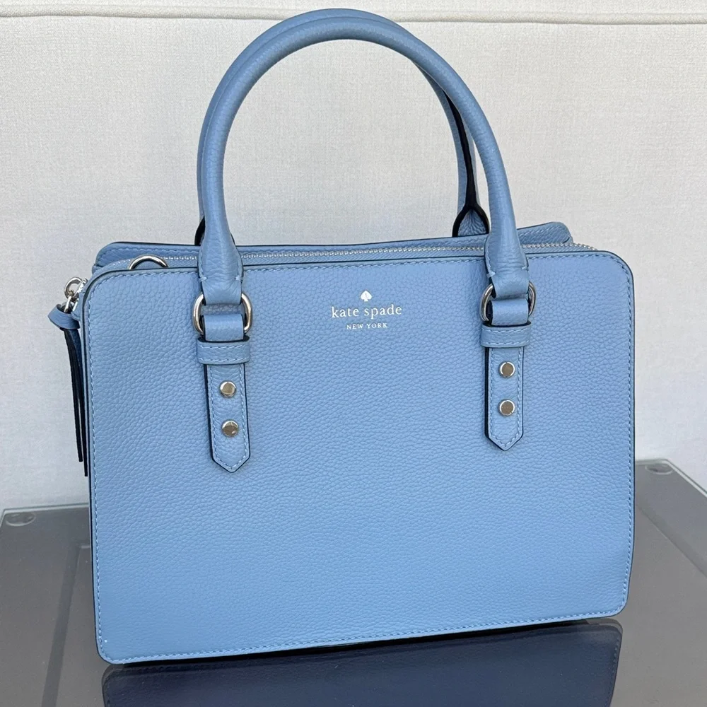 Kate Spade New York Mulberry Street Lise Satchel Leather Handbag - Picture 5 of 10